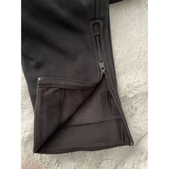 Athlete XS Cozy Karma Zip Pant, Black Soft Pants Joggers NWT Fleece Lining - Picture 6 of 13